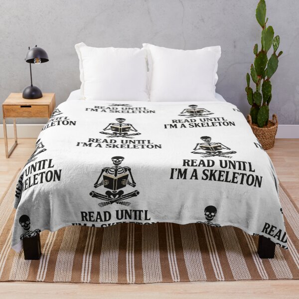 Item preview, Read Until I'm A Skeleton Funny Reading Quote Skeleton Bookworm Booktok Aesthetic designed and sold by raedattia.