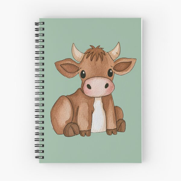 Item preview, Cute Watercolor Cow – Adorable Farm Animal designed and sold by KAM-KAM-STORE.