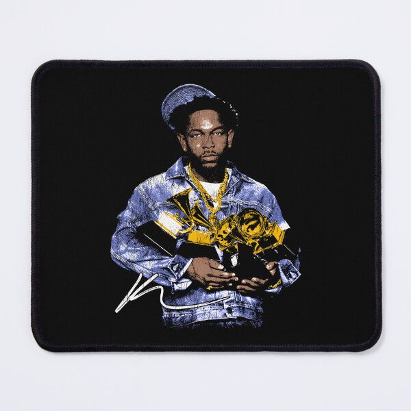 Item preview, Rapper Holding Golden Trophies In Denim Jacket designed and sold by FayeMarks.