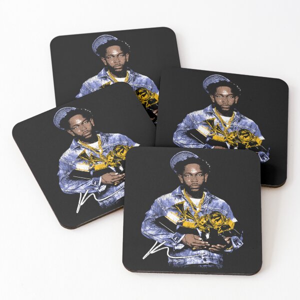 Item preview, Rapper Holding Golden Trophies In Denim Jacket designed and sold by FayeMarks.