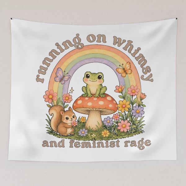 Item preview, whimsy and rage, funny feminist designed and sold by Gerhard-VIN.
