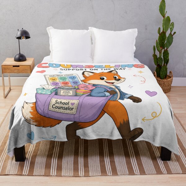 Item preview, School Counselor Fox Support designed and sold by MOCH- ART.