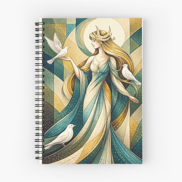 Item preview,  Rhiannon Goddess of Horses illustration. designed and sold by GalleryKauffeld.