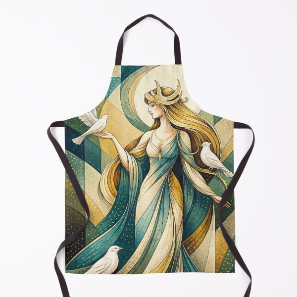 Item preview, Rhiannon Goddess of Horses illustration. designed and sold by GalleryKauffeld.