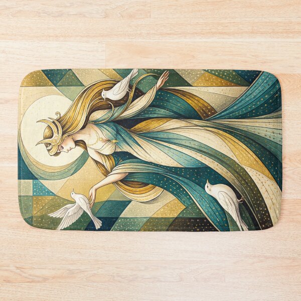 Item preview,  Rhiannon Goddess of Horses illustration. designed and sold by GalleryKauffeld.