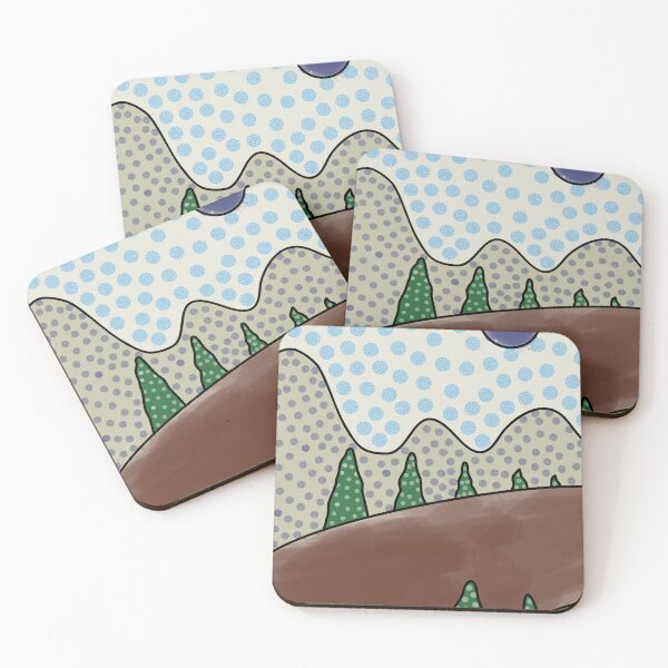 Item preview, Pine Trail Moon designed and sold by marisalimaarts.