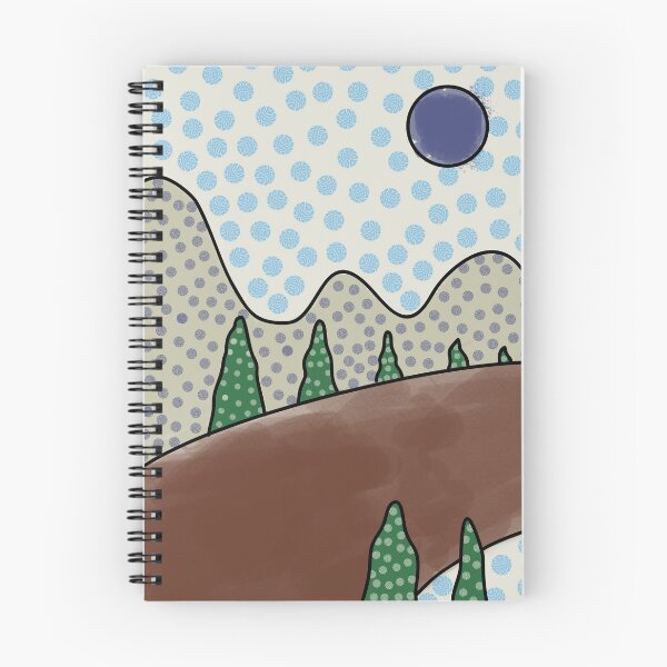 Item preview, Pine Trail Moon designed and sold by marisalimaarts.