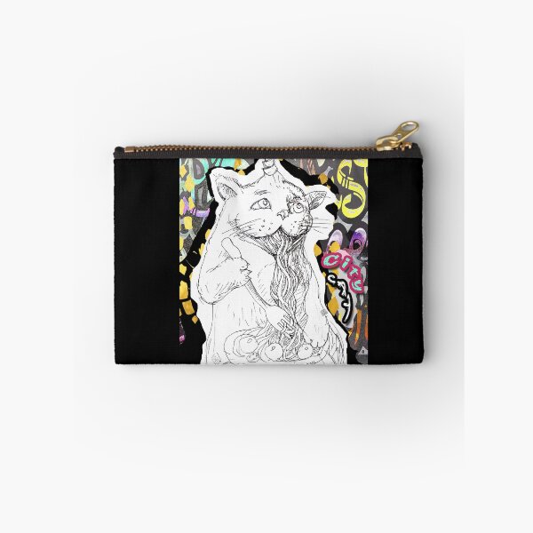 Item preview, City Cat - Cat Eating Spaghetti (Original Drawing by ACCI) designed and sold by VanyssaGraphics.