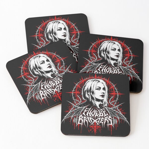 Item preview, Phoebe Bridgers Gothic Metal Portrait | Dark Alt Music Aesthetic designed and sold by Artify Works.