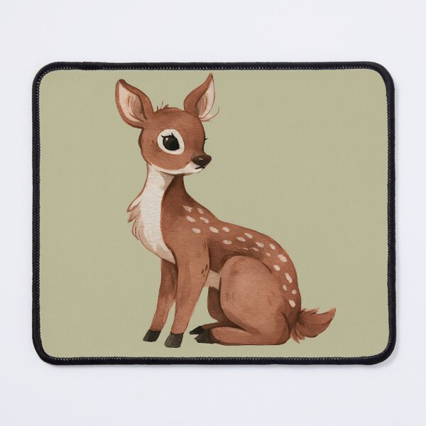 Item preview, Cute Watercolor Deer – Sweet Woodland Fawn designed and sold by KAM-KAM-STORE.