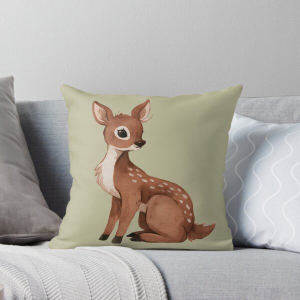 Item preview, Cute Watercolor Deer – Sweet Woodland Fawn designed and sold by KAM-KAM-STORE.