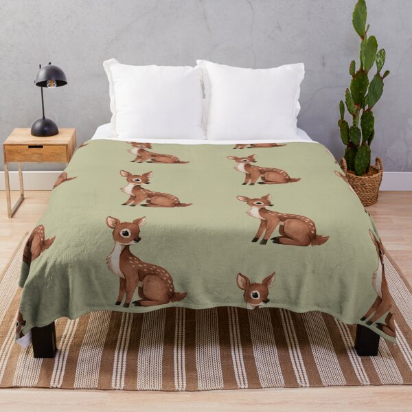 Item preview, Cute Watercolor Deer – Sweet Woodland Fawn designed and sold by KAM-KAM-STORE.
