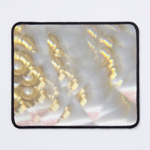 Item preview, Rose Quartz Elegance: Golden Floral Prism designed and sold by ElionSolis.