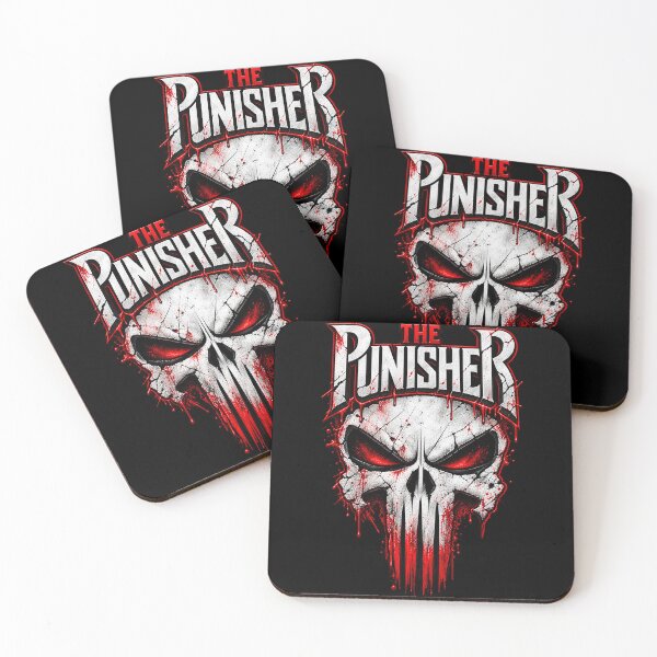 Item preview, Battle-Worn Punisher Skull | Distressed Vigilante Symbol | Dark Grunge Skull Art designed and sold by Artify Works.