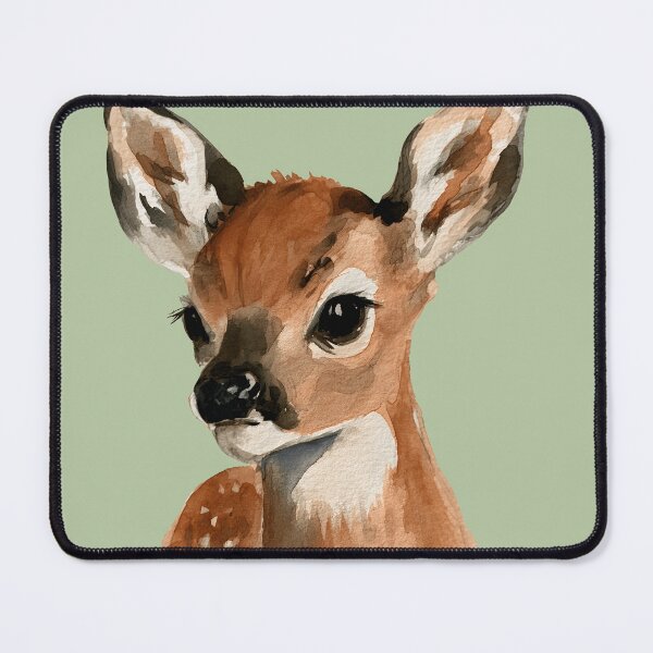 Item preview, Sweet Watercolor Fawn – Cute Woodland Deer designed and sold by KAM-KAM-STORE.