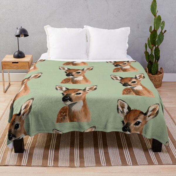 Item preview, Sweet Watercolor Fawn – Cute Woodland Deer designed and sold by KAM-KAM-STORE.