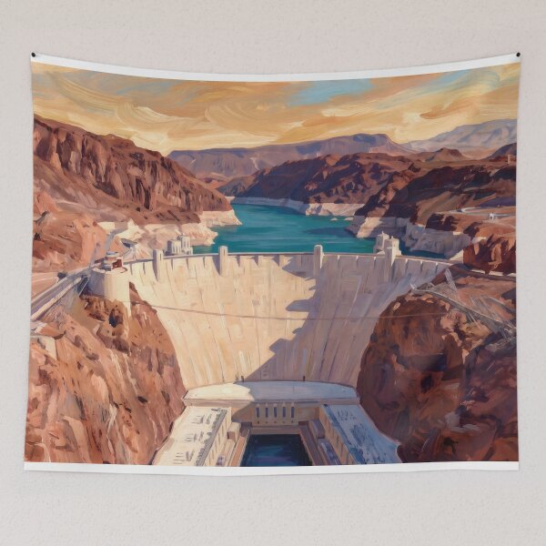 Item preview, Hoover Dam Spanning the Black Canyon designed and sold by RedPeaStudio.