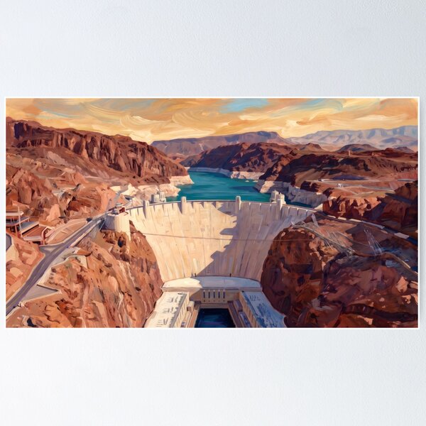 Item preview, Hoover Dam Spanning the Black Canyon designed and sold by RedPeaStudio.
