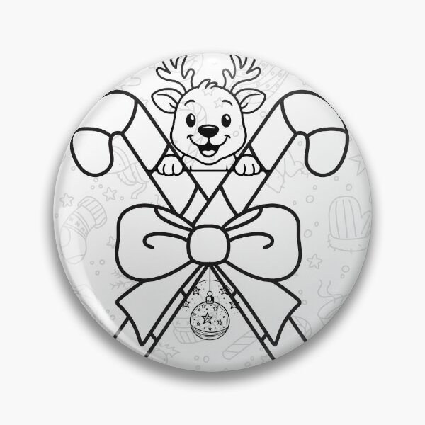 Item preview, Cute Reindeer and Candy Canes Holiday Design.  designed and sold by DodoCraft3.