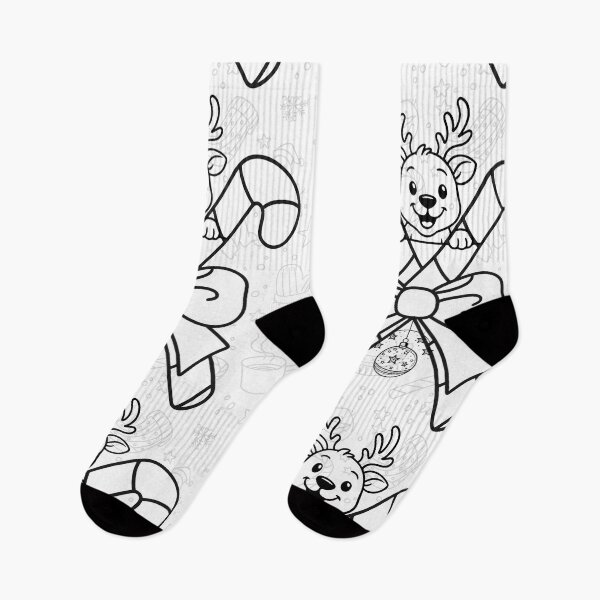 Item preview, Cute Reindeer and Candy Canes Holiday Design.  designed and sold by DodoCraft3.