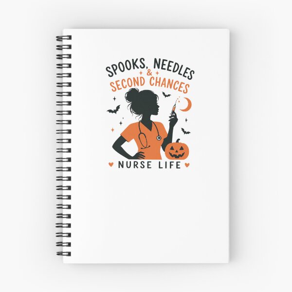 Item preview, Spooks Needles & Second Chances Nurse Life Halloween Funny Aussie Nurse designed and sold by Yellowriversss.