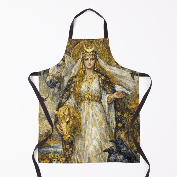 Item preview, Rhiannon Celtic Goddess of horses Painting. designed and sold by GalleryKauffeld.