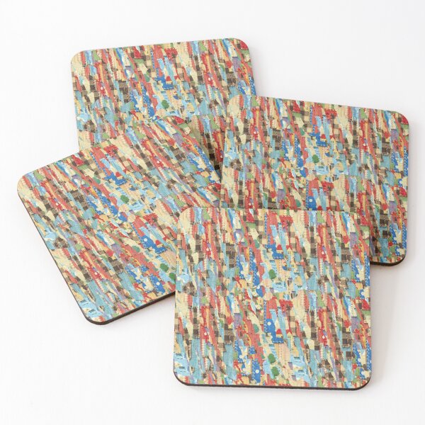 Item preview, A network of colored stripes and textures designed and sold by Sigtrix.