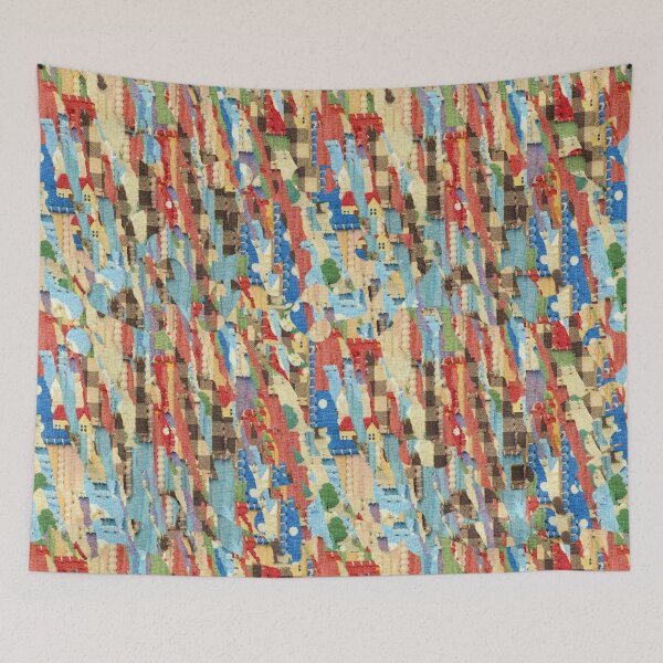 Item preview, A network of colored stripes and textures designed and sold by Sigtrix.