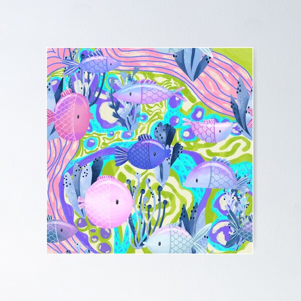 Item preview, Gone Fishing Whimsy Fish designed and sold by Heritage & Heart.