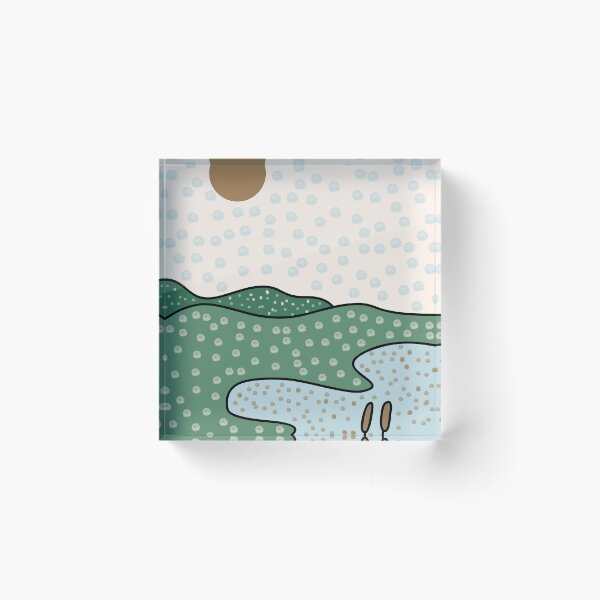 Item preview, Sage River Bend designed and sold by marisalimaarts.