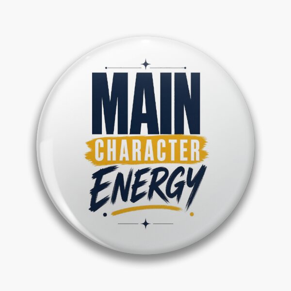 Item preview, Main Character Energy | Trendy Confident Typography Design designed and sold by KaroxoStore.