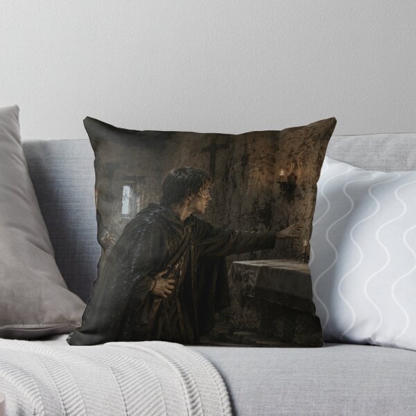 Item preview, Anglo-Saxon Relic Hunter in an Ancient Church | Dark Medieval Historical Fantasy Art | Viking Age Sacred Mystery Print designed and sold by Element Horizon Studio.