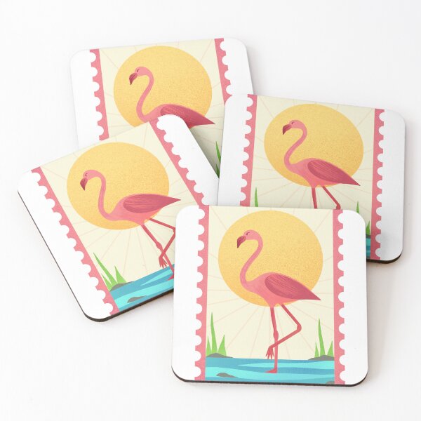 Item preview, Cute Pink Flamingo Tropical Summer Aesthetic designed and sold by Gosticky004.