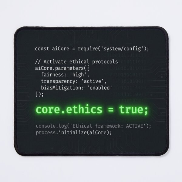 Item preview, Core.ethics = true – Ethical AI Console Glow designed and sold by Skaldcraft.