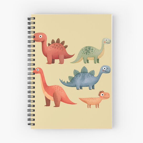 Item preview, Cute Watercolor Dinosaurs – Colorful Prehistoric Friends designed and sold by KAM-KAM-STORE.