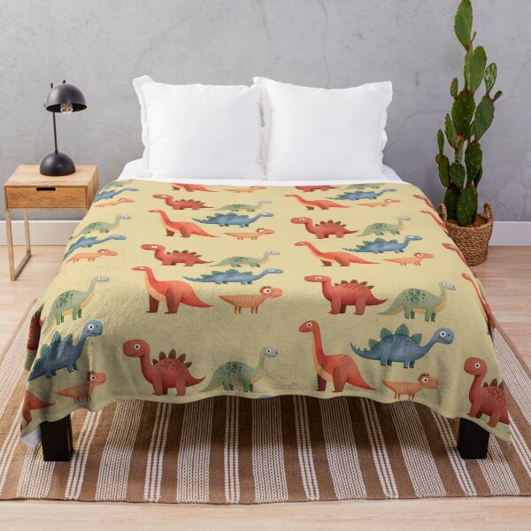 Item preview, Cute Watercolor Dinosaurs – Colorful Prehistoric Friends designed and sold by KAM-KAM-STORE.