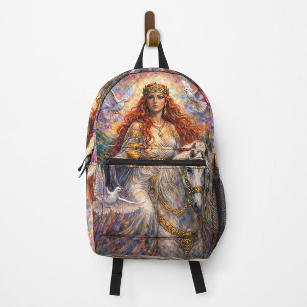 Item preview, Rhiannon Celtic Goddess of horses Painting. designed and sold by GalleryKauffeld.
