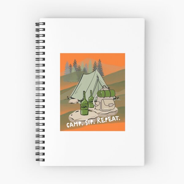 Item preview, Camp Sip Repeat – Camping Adventure designed and sold by baskamade.