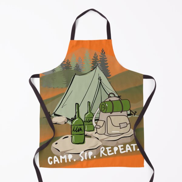 Item preview, Camp Sip Repeat – Camping Adventure designed and sold by baskamade.