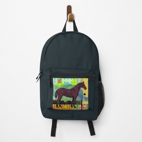 Item preview, Abstract Glitch Horse in Geometric Landscape #2 designed and sold by MikZviagin.