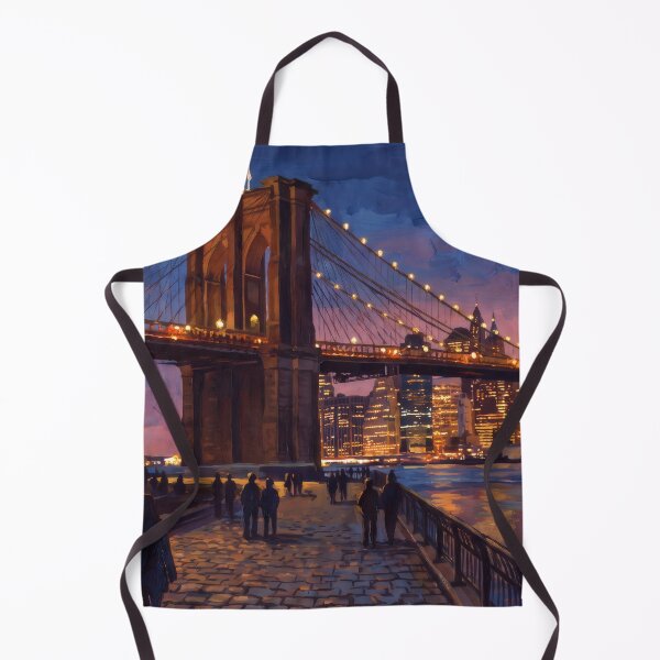 Item preview, Brooklyn Bridge and Manhattan Skyline at Dusk designed and sold by RedPeaStudio.