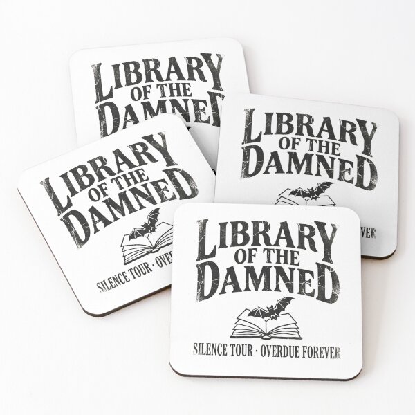 Item preview, Library Of The Damned Spooky Gothic Bookish Aesthetic Reader Horror Literature designed and sold by raedattia.
