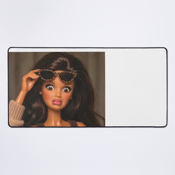 Item preview, Shocked Brunette Doll Sunglasses Reaction Funny Meme designed and sold by Devilians92.