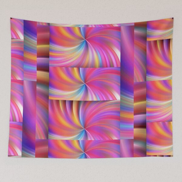 Item preview, Vibrant Colorful Swirl Abstract Spiral Pattern Art designed and sold by NikBrin Prevail .