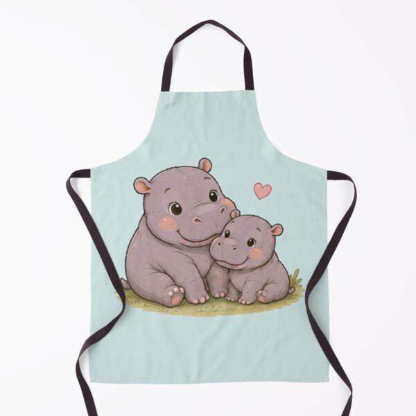 Item preview, Mum & Bay Hippos designed and sold by MellowMunchkins.