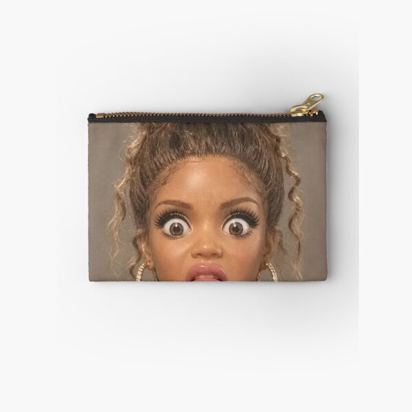 Item preview, Disgusted Gold Hoop Earrings Doll Reaction Meme designed and sold by Devilians92.