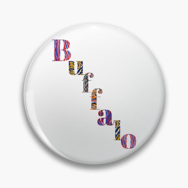 Item preview, Buffalo Wordart Pattern designed and sold by keep-on-trollin.