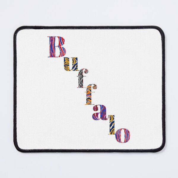Item preview, Buffalo Wordart Pattern designed and sold by keep-on-trollin.