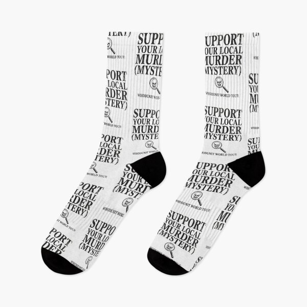 Item preview, Support Your Local Murder Mystery Funny True Crime Reader Whodunit World Tour designed and sold by raedattia.