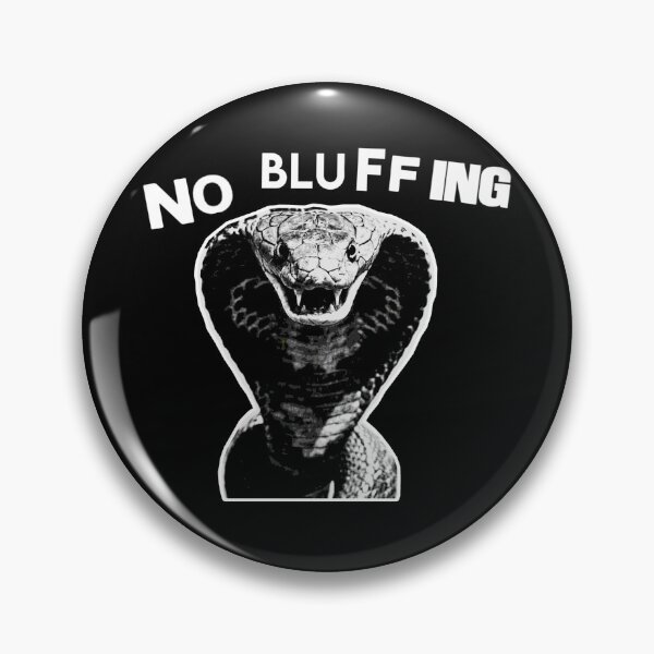 Item preview, No Bluffing Cobra Warning designed and sold by weirdove.